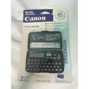 Canon DM-320 Electronic Organizer (E11-4820)‎ Vintage Tech, NIP New on Card